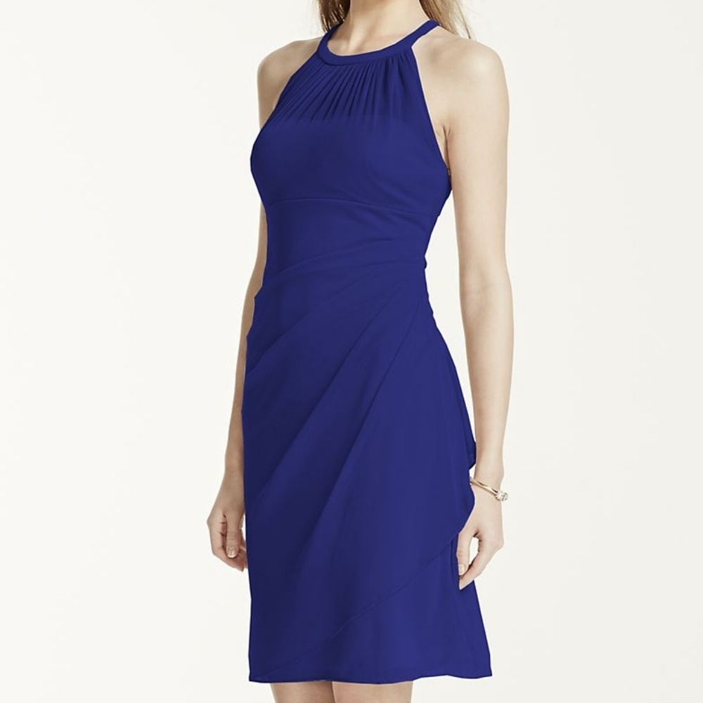 David's Bridal F15612 - Cobalt Dress